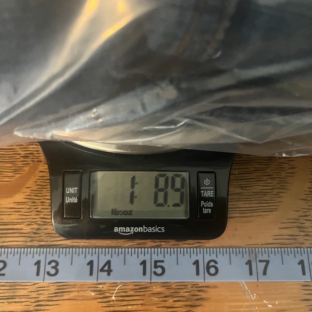 Coldwater Creek Denim Jacket 14 Brown/Black Woven Trim Fringe Classic Western - Picture 13 of 14